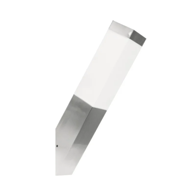 Външно стенно осветление Loop BT1003BWU – ACA Lighting фасаден аплик в матиран хром, 1X40W, IP44