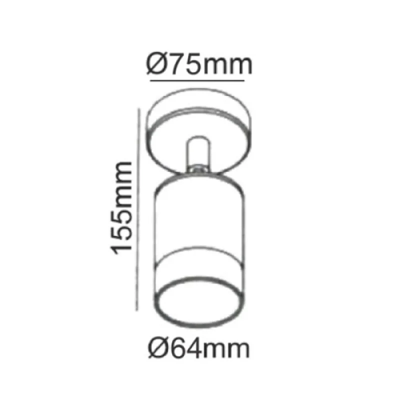 ACA Lighting HI7033AR – фасаден аплик в антично кафяв, 1X35W, IP54