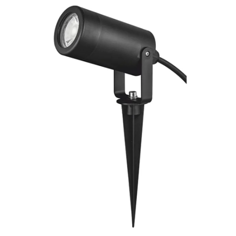 In-Ground Lights ACA Lighting SL7030B – garden floodlight with spike light in-ground in black, 1X5W, IP65