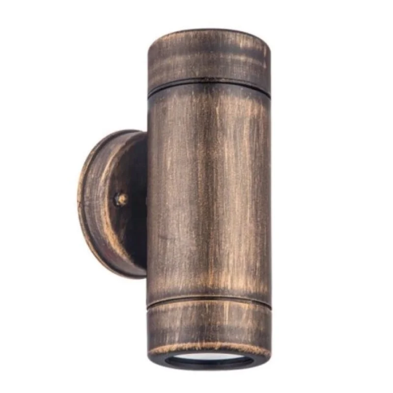 Външно стенно осветление Outdoor SL7031R – ACA Lighting фасаден аплик в ръждиво кафяв, 2X5W, IP44