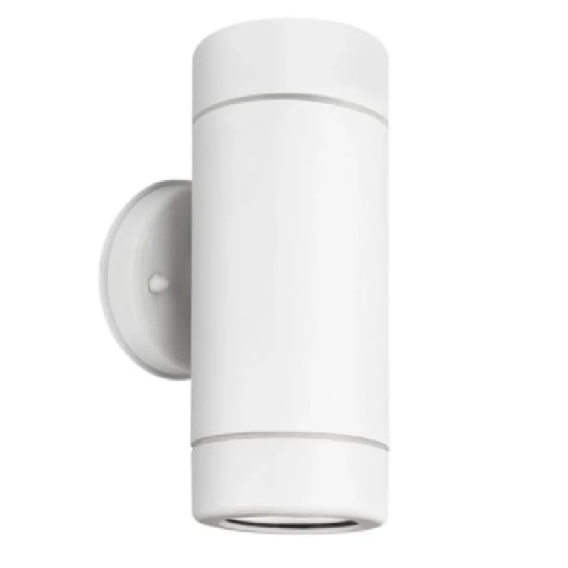 Outdoor Wall Lights Outdoor SL7031W – ACA Lighting facade wall light in white matt, 2X5W, IP44