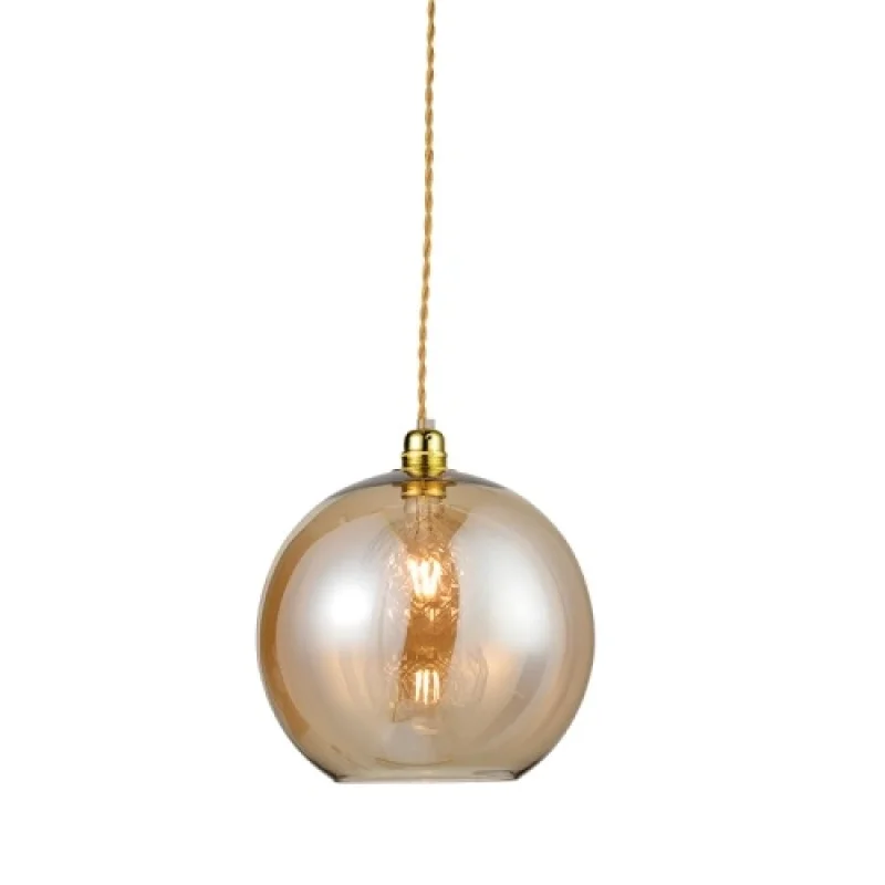Pendant Lights Pythia V3643330AM – ACA Lighting pendant in brass, 1X40W