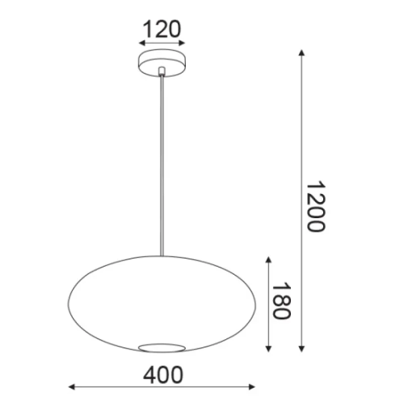 Vintage V371121PB – ACA Lighting пендел, 1X60W