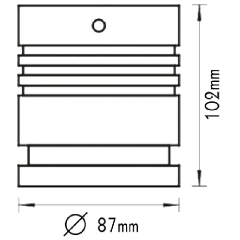 A XF9018GU10 – ACA Lighting facade downlight for outdoor mounting in grey, 1X35W, IP65
