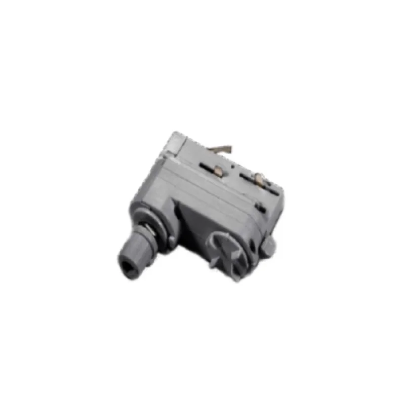Свързващ елемент Adaptor GRE 4WADG – ACA Lighting адаптор за трифазна шина в сив, IP20
