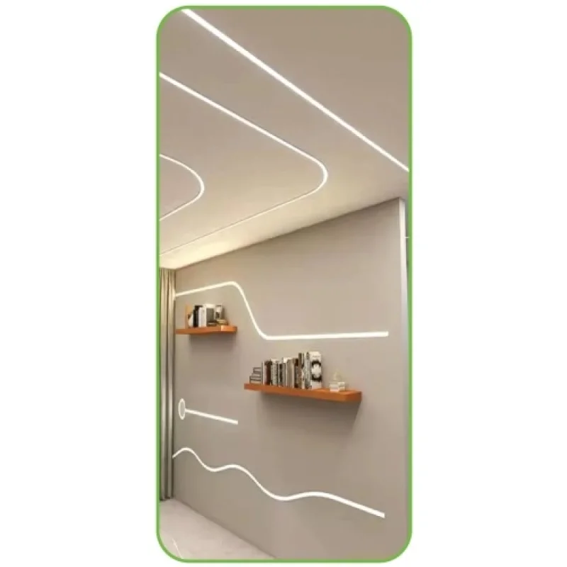 Aluminium flexible profile for recessed mounting for LED strip ACA L P135FL – ACA Lighting pendant in aluminium
