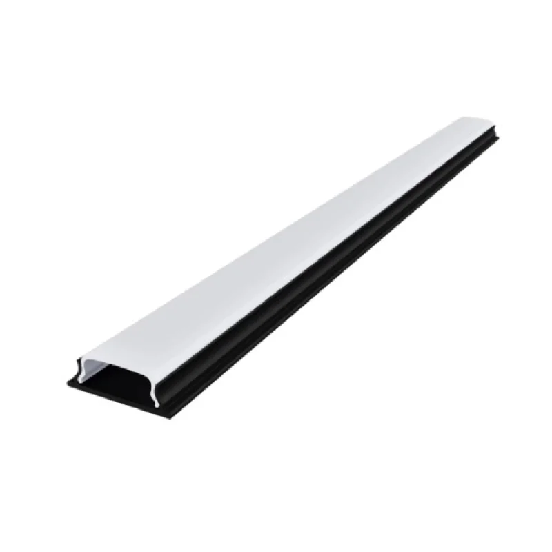 Пендели Алуминиев огъваем профил за външен монтаж за LED лента P114NU100MB – ACA Lighting пендел в черен