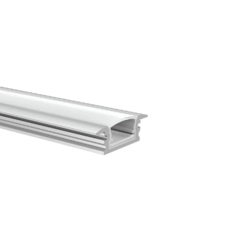 Led лента ACA Lighting P147U – алуминиев профил за вграждане за LED лента в сив