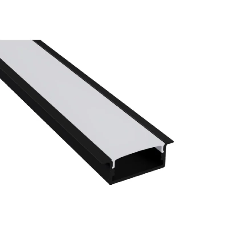 Led лента ACA Lighting P119UB – алуминиев профил за вграждане за LED лента
