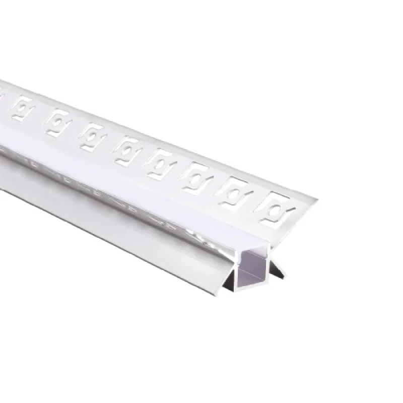 LED Strips ACA Lighting P123U – aluminium profile for recessed mounting for LED strip in aluminium