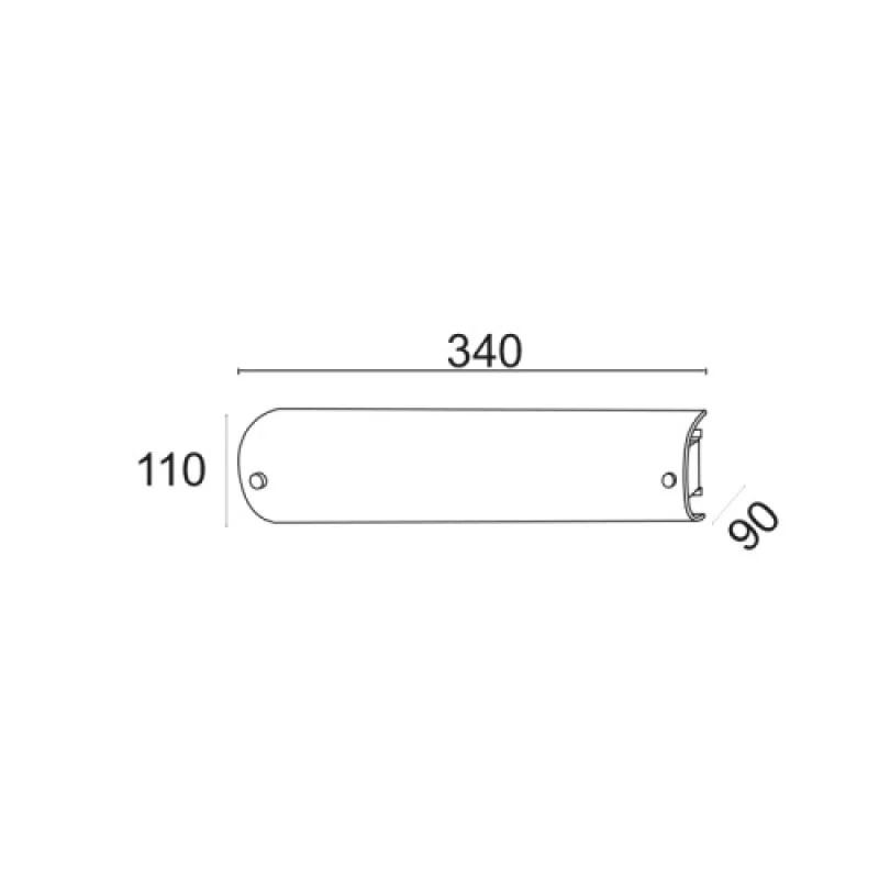 Man 2 x E14 DL112B1 – ACA Lighting wall light in white, 2X10W