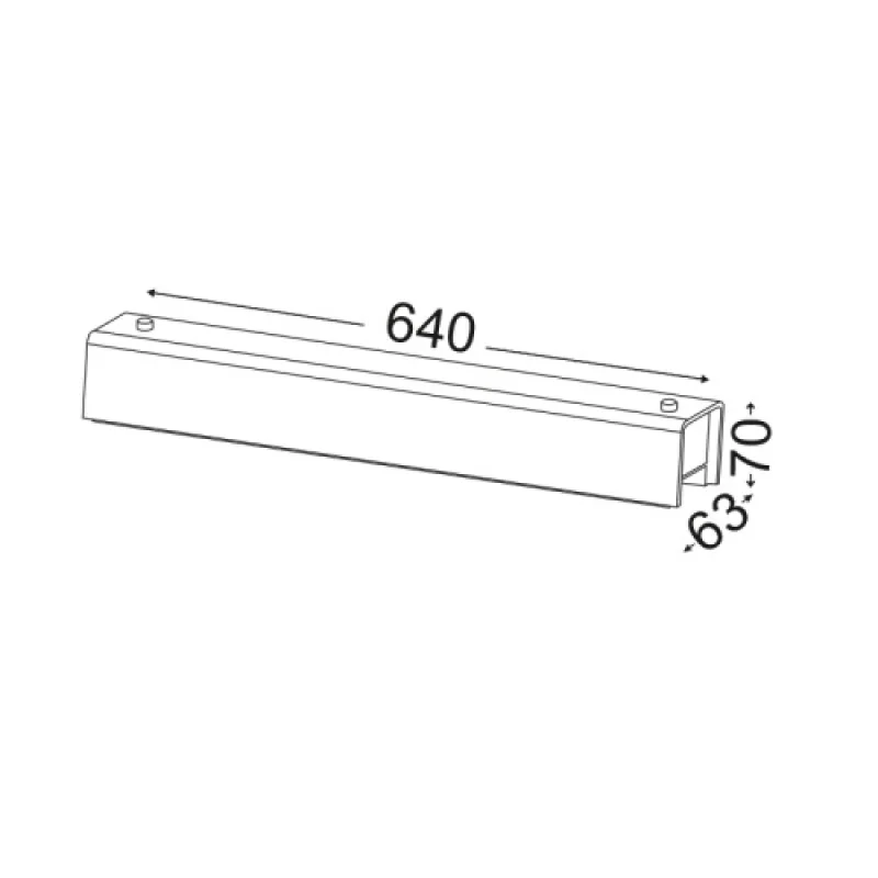 Aegean 4 x E14 DLA757A4 – ACA Lighting аплик в бял, 4X10W