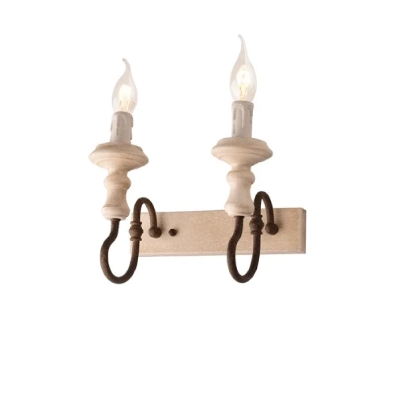 Стенно осветление (аплици) Toulouse EG172W25R – ACA Lighting аплик в антично, 2X40W
