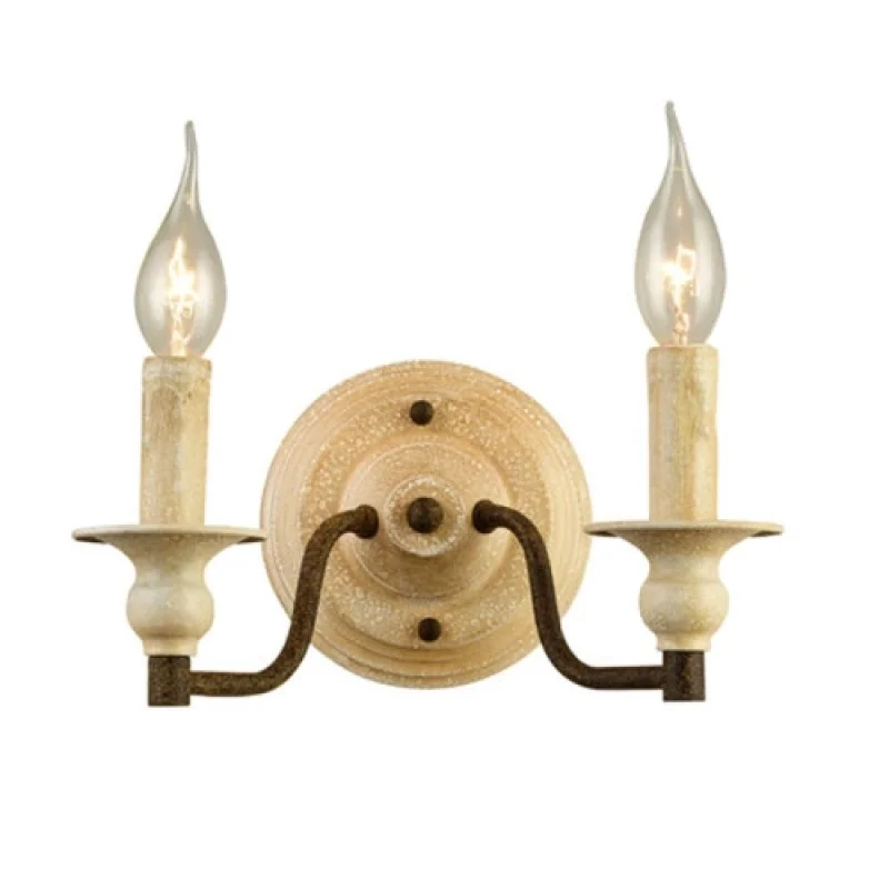 Стенно осветление (аплици) Lyon EG5872W28R – ACA Lighting аплик в антично, 2X40W