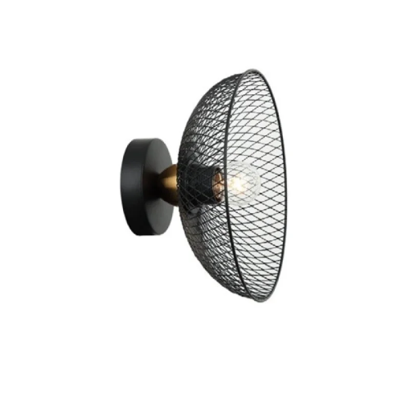 Стенно осветление (аплици) Kobe HL45841W25B – ACA Lighting аплик в черен, 1X60W