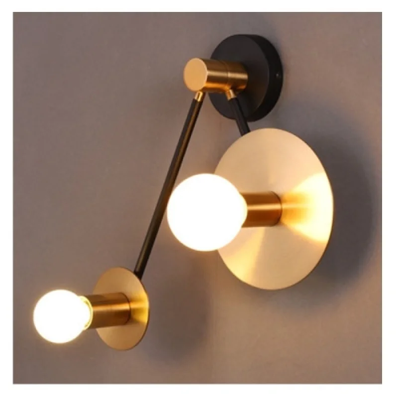 Clock OD742W74BR – ACA Lighting аплик в черен, 2X40W