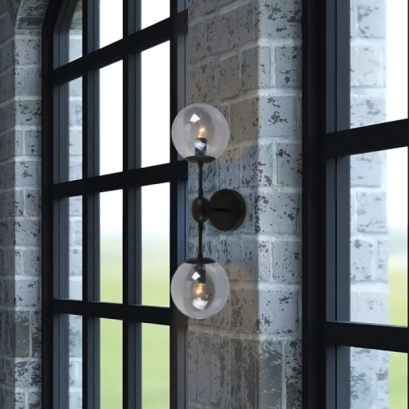 Bombay OD807002W – ACA Lighting аплик в черен, 2X40W