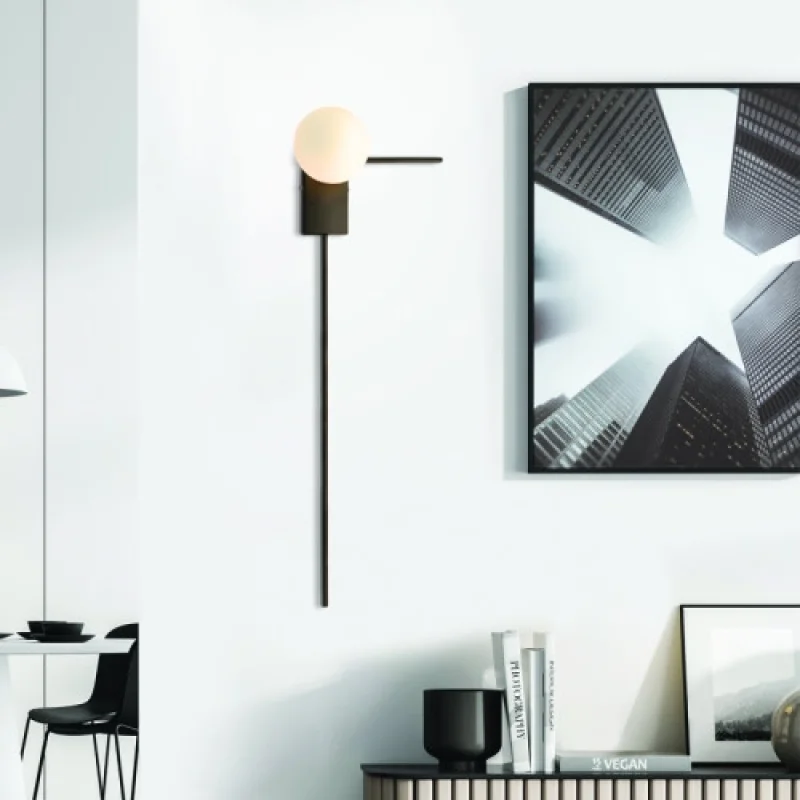 Cyclops OD94581WLB – ACA Lighting аплик в черен, 1X7W
