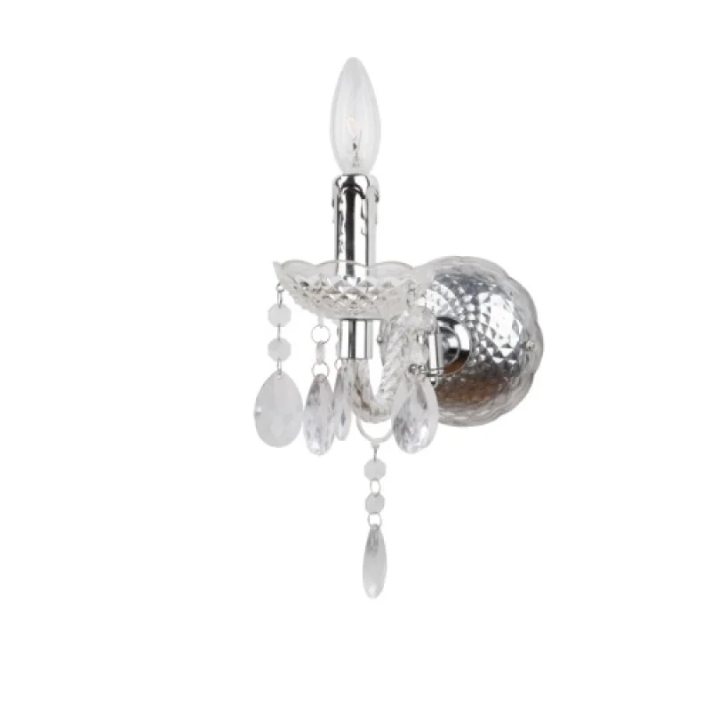 Стенно осветление (аплици) Pegasus SF63991W – ACA Lighting аплик в хром, 1X40W