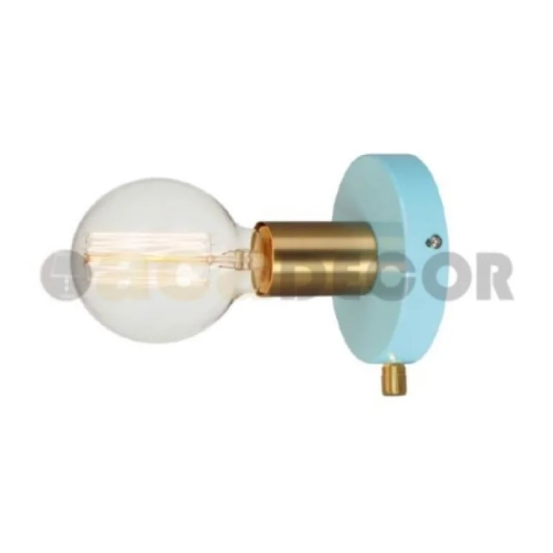 Стенно осветление (аплици) Joy V36382MB – ACA Lighting аплик в син, 1X40W