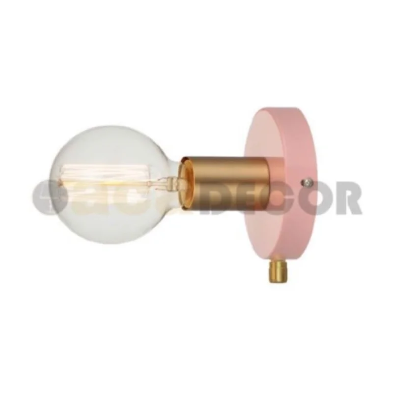 Стенно осветление (аплици) Joy V36382PB – ACA Lighting аплик в розов, 1X40W