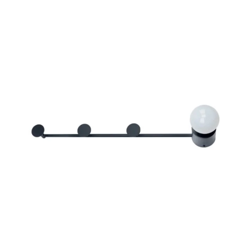 Wall Lights Valentino ZM711W66BK – ACA Lighting wall light in black, 1X40W