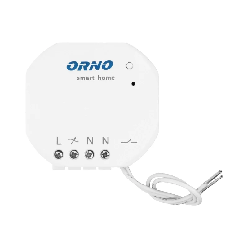 Wireless RF controllable mini switch, White - ORNO Smart home