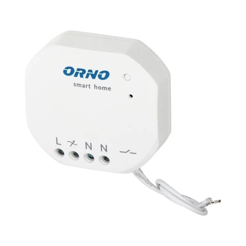 ORNO Wireless RF controllable mini switch, White - ORNO Smart home