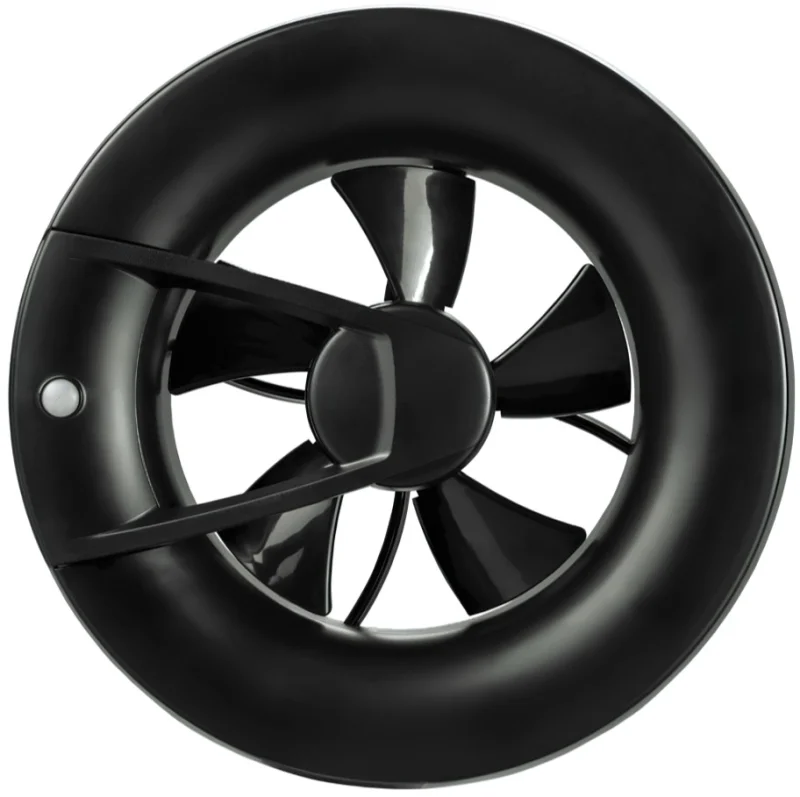 Bathroom Fans Blauberg O2 Supreme Wi-Fi – bathroom fan in black, Ø100/125 mm, 140 m³/ч, 0,4W, 9 dB