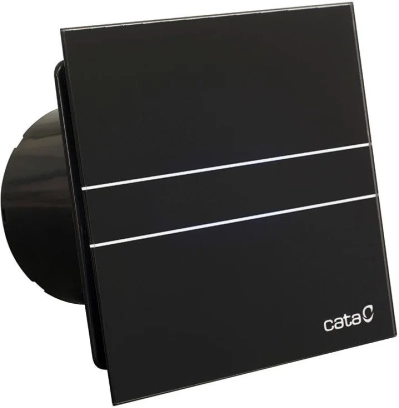 Bathroom Fans CATA E-100GBK – bathroom fan in black, Ø100 mm, 115 m³/ч, 8W, 31 dB