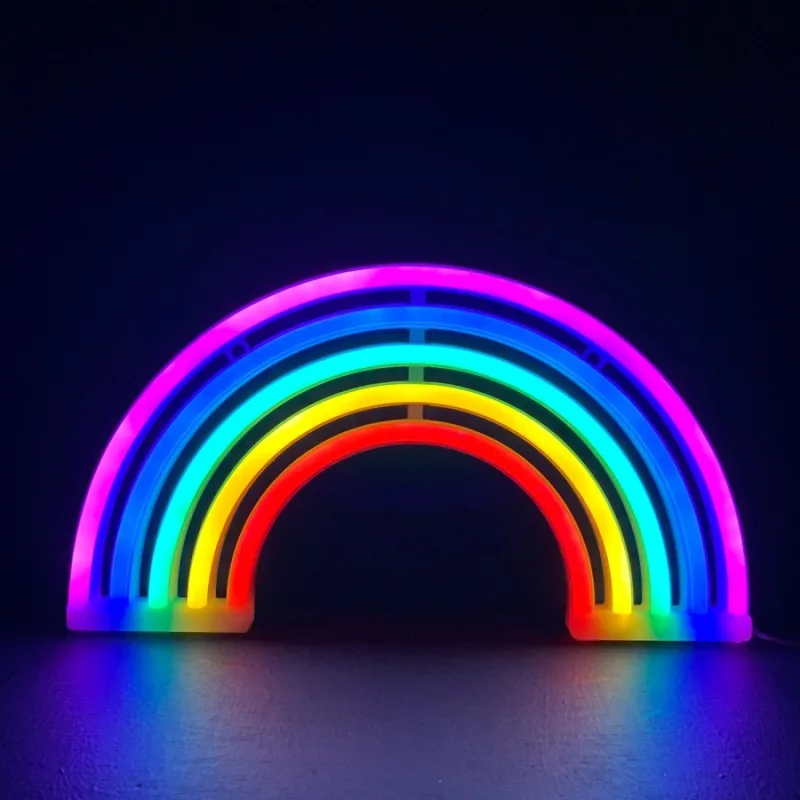 Коледно осветление F040033032 – ACA Lighting неонова коледна декорация, 80 LED, RGB, 2×30 см, на батерии 3×AA, IP20