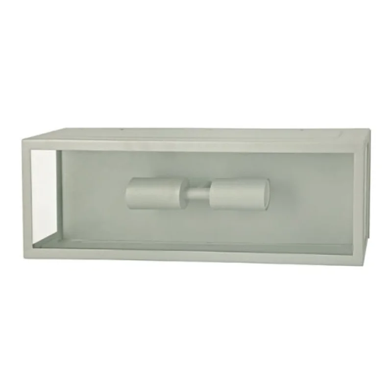 Външно стенно осветление Celia CELIA2WG – ACA Lighting фасаден аплик в сив, 2X60W