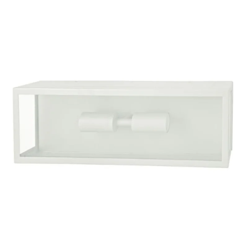 Външно стенно осветление Celia CELIA2WWH – ACA Lighting фасаден аплик в бял, 2X60W