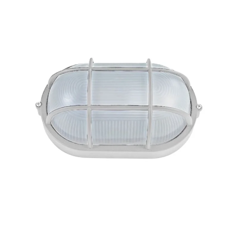 Outdoor Wall Lights Bulkhead FACADE WA HI5031WMS – ACA Lighting facade wall light in white, 1X15W, IP54