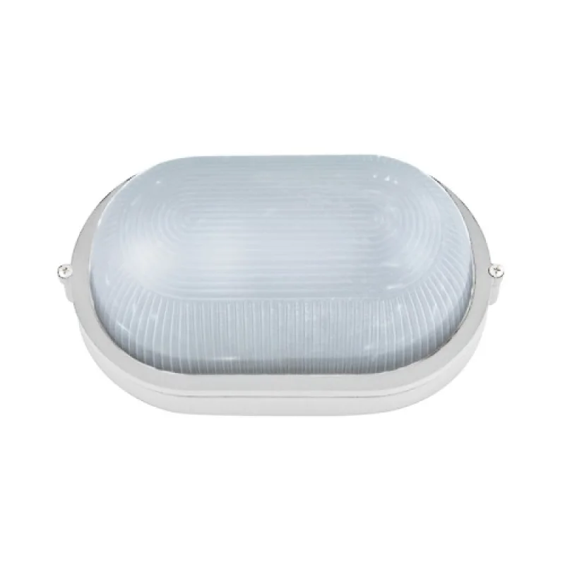 Външно стенно осветление Bulkhead FACADE WA HI5032WMS – ACA Lighting фасаден аплик в бял, 1X15W, IP54