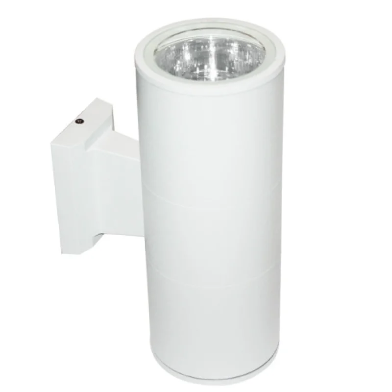 Външно стенно осветление Spot 2 BAEM IP54 HI7001W – ACA Lighting фасаден аплик, 2X17W, IP54