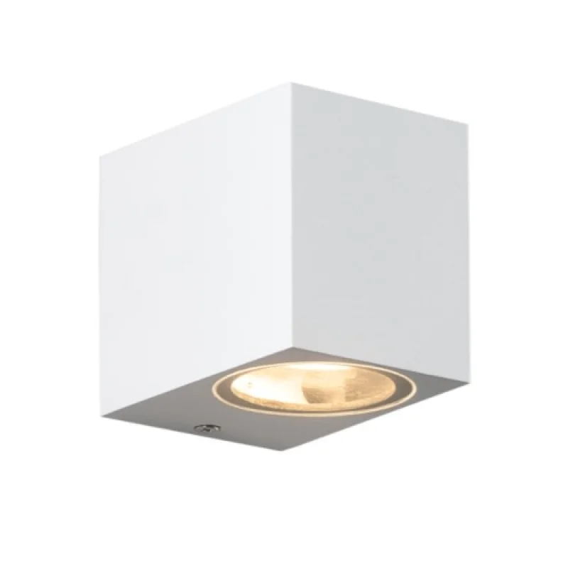 Външно стенно осветление Vita-gs IP65 LG2203GU10W – ACA Lighting фасаден аплик в бял, 1X10W