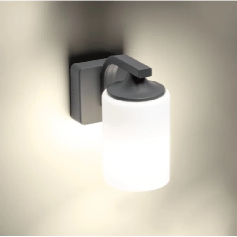 Външно стенно осветление Dareia LG5771G – ACA Lighting фасаден аплик в антрацит, 1X60W