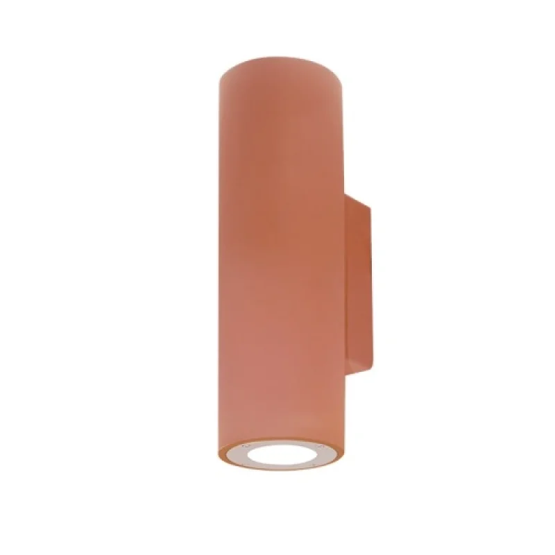 Външно стенно осветление Atticus MK0012RTC – ACA Lighting фасаден аплик в керемидено червен, 2X10W