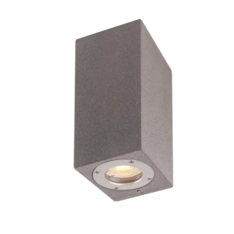 Agnes MK0532SB – ACA Lighting facade wall light in black, 2X10W