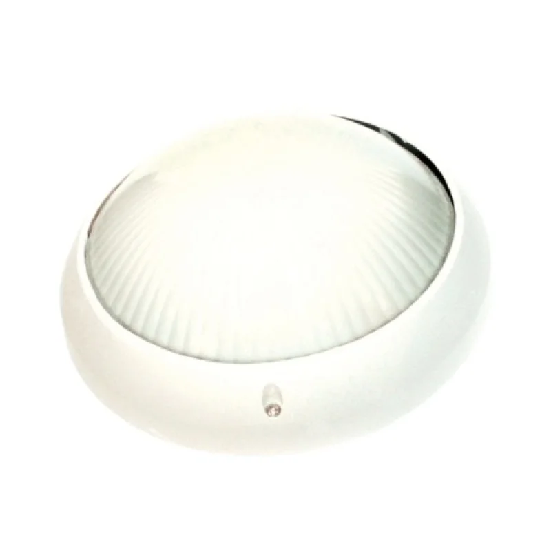 Външни таванни лампи (плафони) Ip45 HI5042W – ACA Lighting фасаден плафон в бял, 1X60W, IP45