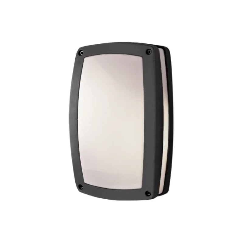 Outdoor Ceiling Lights Cube ANTHRACITE I HI5612GDS – ACA Lighting facade ceiling light in anthracite, 2X15W, IP54