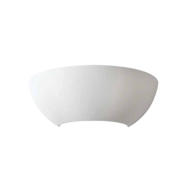 Стенно осветление (аплици) Gypsum G85151W – ACA Lighting гипсов аплик в бял, 1X60W