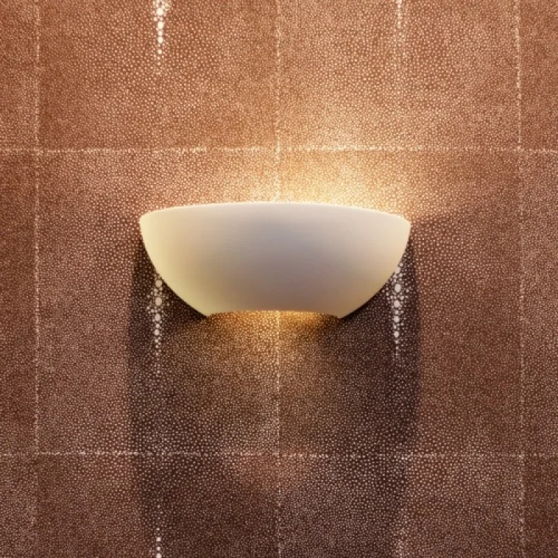 Gypsum G85151W – ACA Lighting гипсов аплик в бял, 1X60W