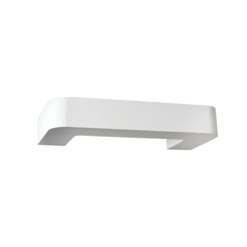 Wall Lights Gypsum G85191W – ACA Lighting plaster wall light in white, 1X80W