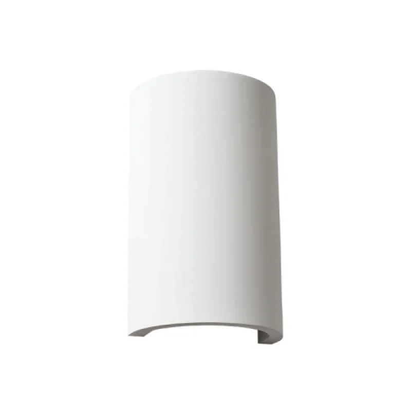 Стенно осветление (аплици) Gypsum G85281W – ACA Lighting гипсов аплик в бял, 1X40W