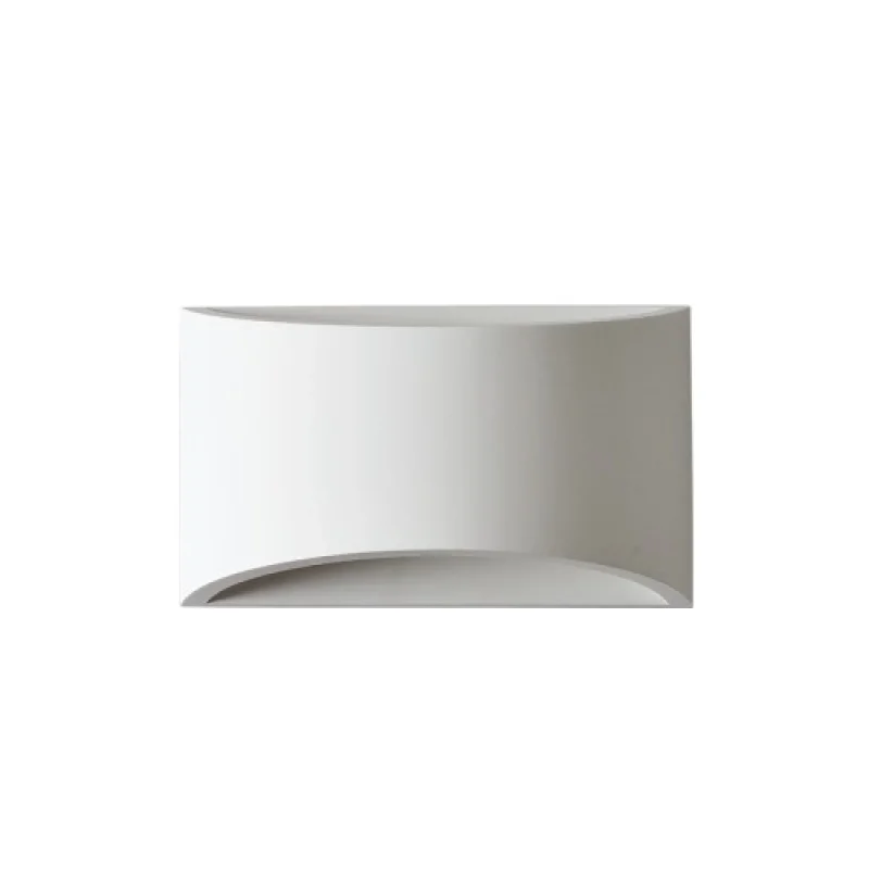Стенно осветление (аплици) Gypsum G85331W – ACA Lighting гипсов аплик в бял, 1X40W