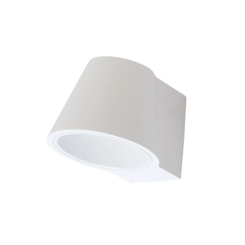 Wall Lights Gypsum G85441W – ACA Lighting plaster wall light in white, 1X40W
