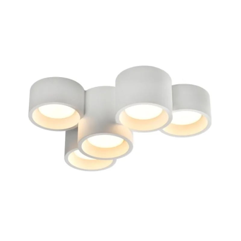 Gypsu G96015 – ACA Lighting plaster downlight for outdoor mounting in white, 5X10W