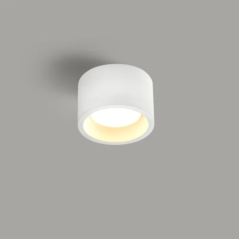 Луни за външен монтаж Gypsu G96011 – ACA Lighting гипсова луна за външен монтаж в бял, 1X10W